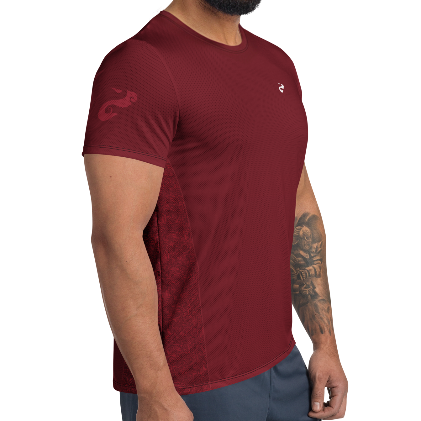 Warrior Dark Red Top